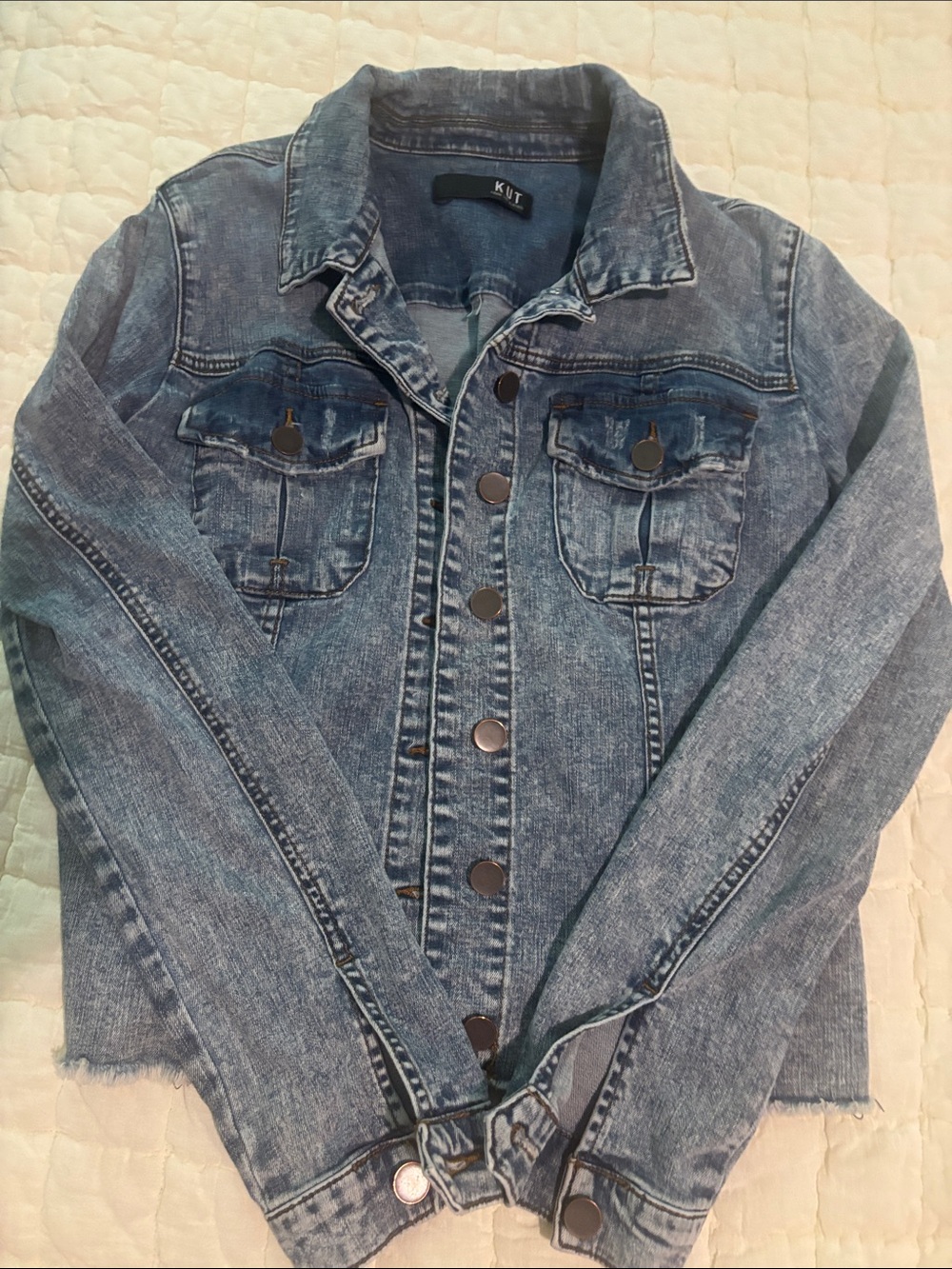 Kut from the Kloth Faded Blue Denim Jacket
